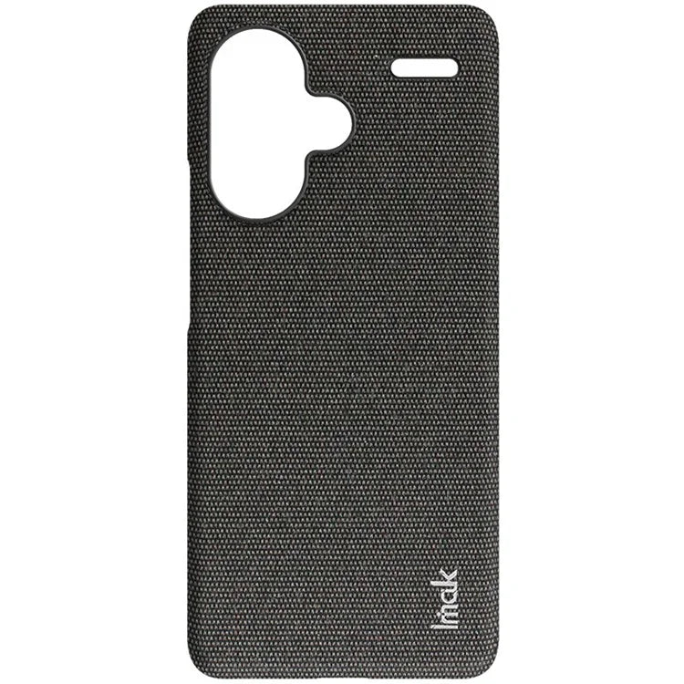 IMAK Ruiyi Series for Xiaomi Redmi Note 13 Pro+ 5G Back Case Cloth Texture PU+PC Cover Protector