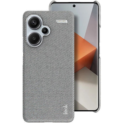 IMAK Ruiyi Series for Xiaomi Redmi Note 13 Pro+ 5G Back Case Cloth Texture PU+PC Cover Protector