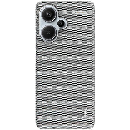 IMAK Ruiyi Series for Xiaomi Redmi Note 13 Pro+ 5G Back Case Cloth Texture PU+PC Cover Protector