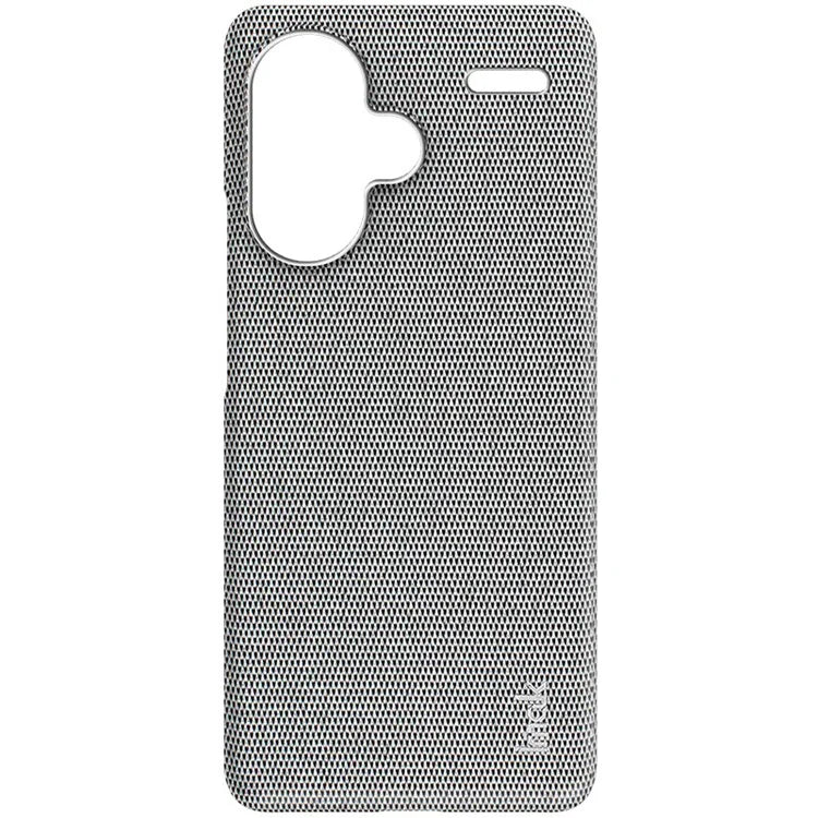 IMAK Ruiyi Series for Xiaomi Redmi Note 13 Pro+ 5G Back Case Cloth Texture PU+PC Cover Protector