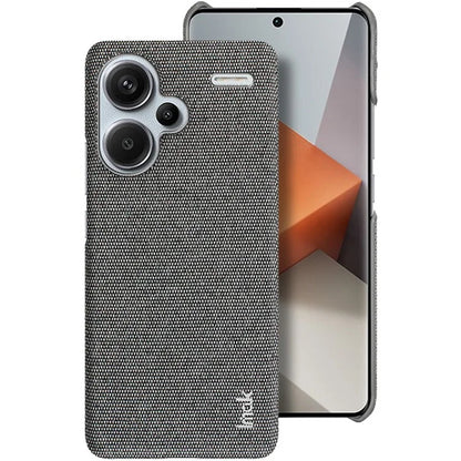 IMAK Ruiyi Series for Xiaomi Redmi Note 13 Pro+ 5G Back Case Cloth Texture PU+PC Cover Protector