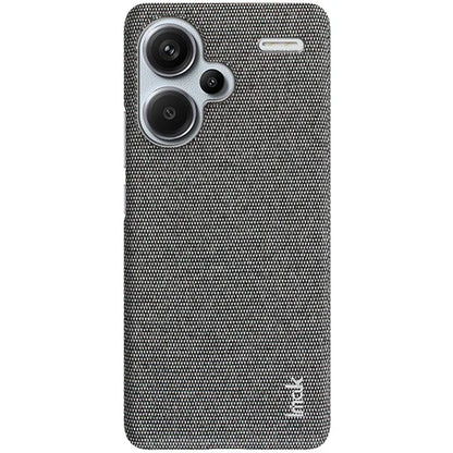 IMAK Ruiyi Series for Xiaomi Redmi Note 13 Pro+ 5G Back Case Cloth Texture PU+PC Cover Protector