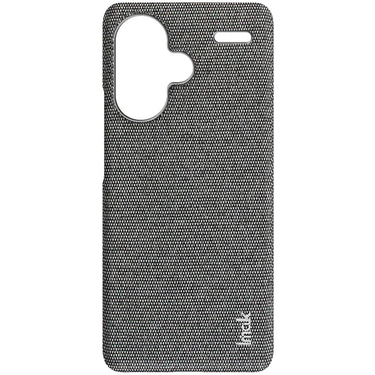 IMAK Ruiyi Series for Xiaomi Redmi Note 13 Pro+ 5G Back Case Cloth Texture PU+PC Cover Protector