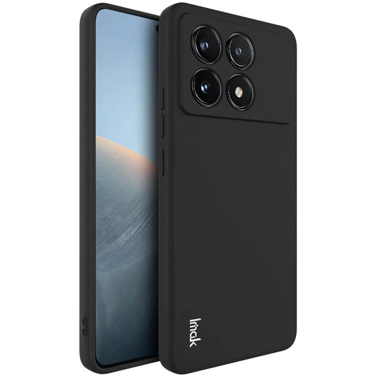 IMAK UC-4 Series for Xiaomi Redmi K70E 5G / Poco X6 Pro 5G Cell Phone Case TPU Straight Edge Back Cover