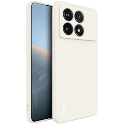 IMAK UC-4 Series for Xiaomi Redmi K70E 5G / Poco X6 Pro 5G Cell Phone Case TPU Straight Edge Back Cover