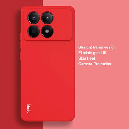 IMAK UC-4 Series for Xiaomi Redmi K70E 5G / Poco X6 Pro 5G Cell Phone Case TPU Straight Edge Back Cover