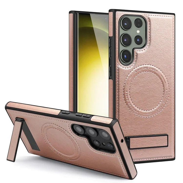 For Samsung Galaxy S22 Ultra 5G Magnetic Case Kickstand Phone Cover