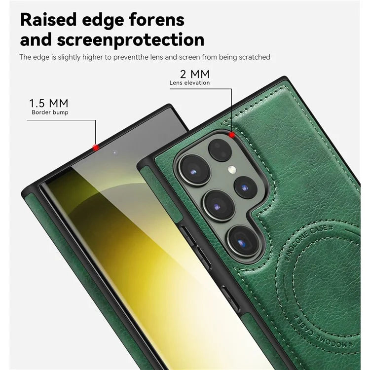 For Samsung Galaxy S22 Ultra 5G Magnetic Case Kickstand Phone Cover