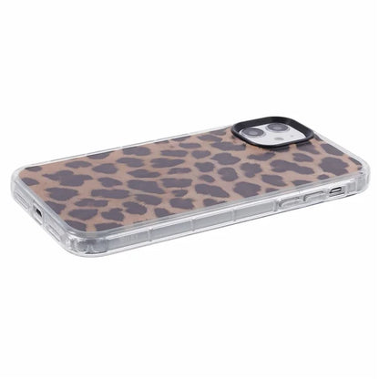 SDT Series For iPhone 12 / 12 Pro Leopard Pattern Phone Case Dropproof IMD Cover