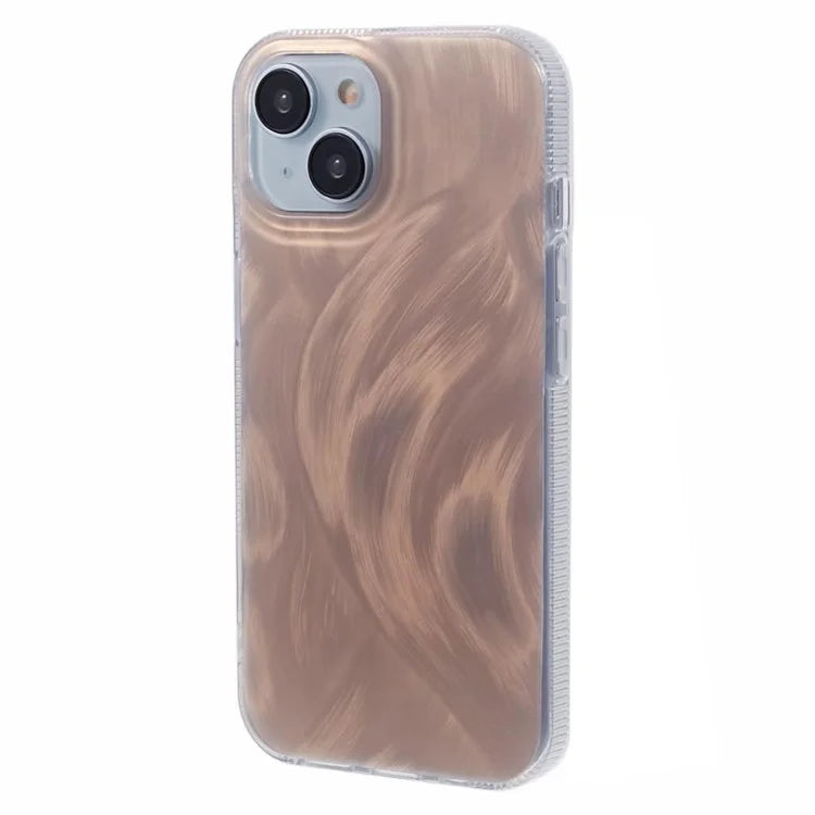 For iPhone 14 Back Cover IMD Pattern Printing Acrylic Phone Protector Case