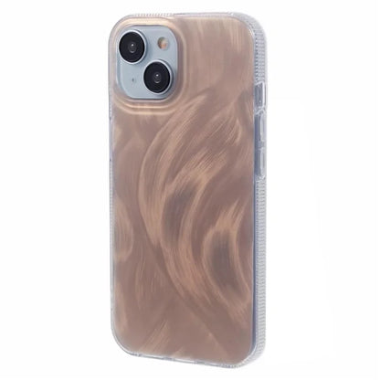 For iPhone 14 Back Cover IMD Pattern Printing Acrylic Phone Protector Case