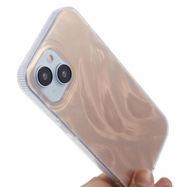 For iPhone 14 Back Cover IMD Pattern Printing Acrylic Phone Protector Case
