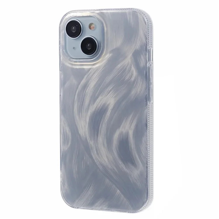 For iPhone 14 Back Cover IMD Pattern Printing Acrylic Phone Protector Case