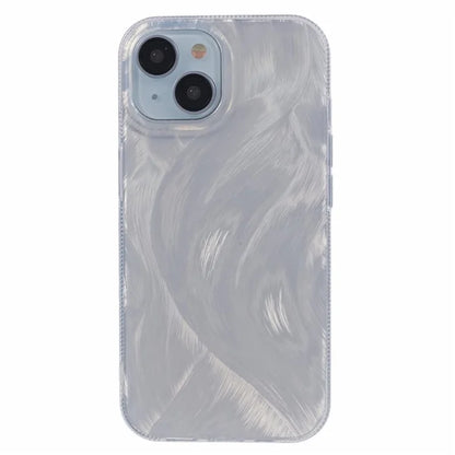 For iPhone 14 Back Cover IMD Pattern Printing Acrylic Phone Protector Case