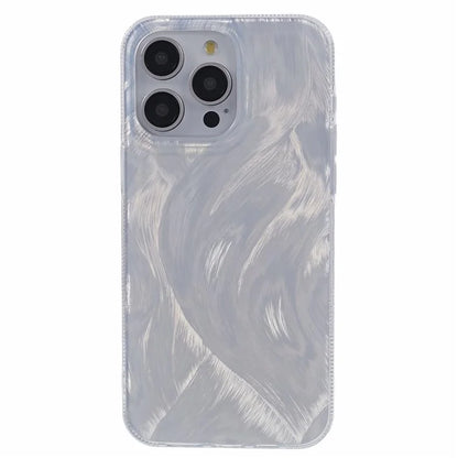 For iPhone 13 Pro Case Laser Metal Scratch IMD Pattern TPU+Acrylic Phone Case