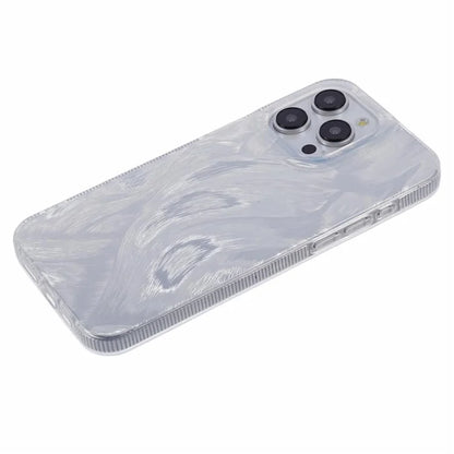 For iPhone 13 Pro Case Laser Metal Scratch IMD Pattern TPU+Acrylic Phone Case