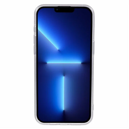For iPhone 13 Pro Case Laser Metal Scratch IMD Pattern TPU+Acrylic Phone Case