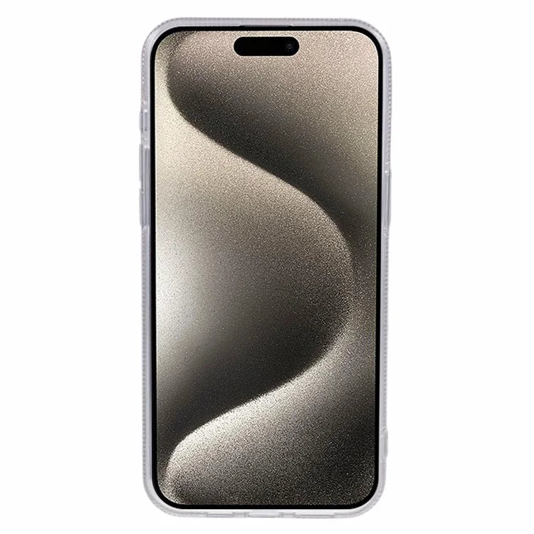 For iPhone 15 Pro Case IMD Laser Pattern TPU+Acrylic Phone Case