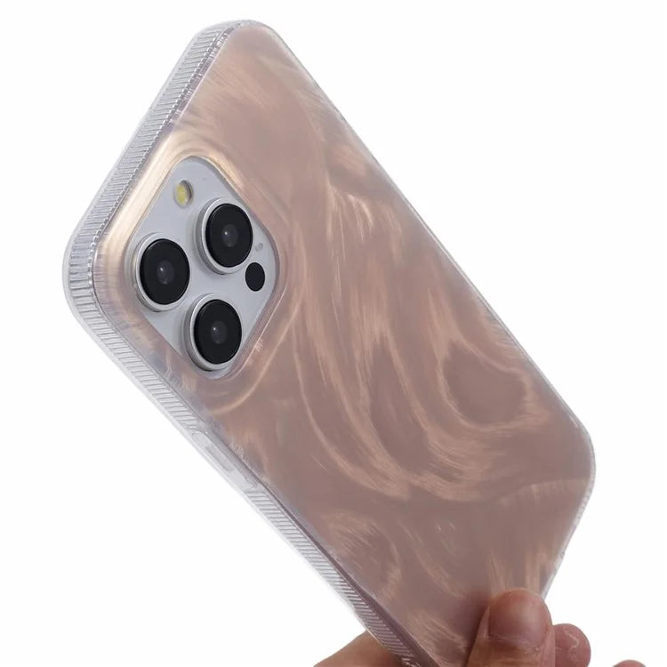 For iPhone 14 Pro Case IMD Laser Pattern TPU+Acrylic Phone Protector