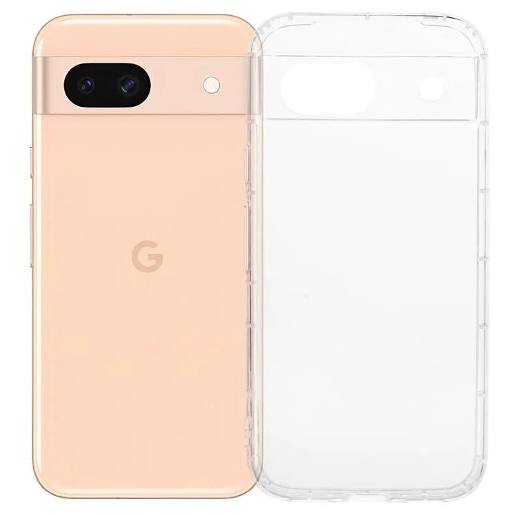 For Google Pixel 8a High Transparency TPU Phone Cover Airbag Protection (Precise Lens Hole)