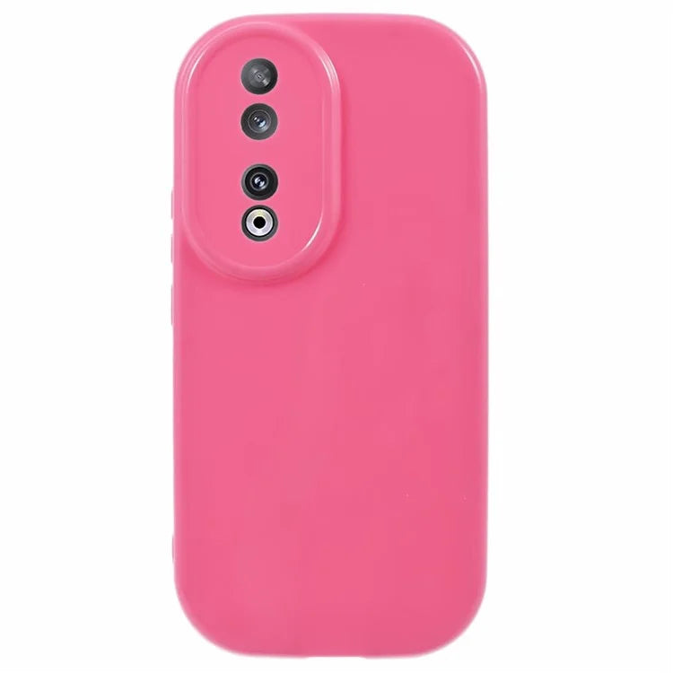 JQ Series For Honor 90 Jelly Phone Case Solid Color TPU Cover (Precise Lens Hole)