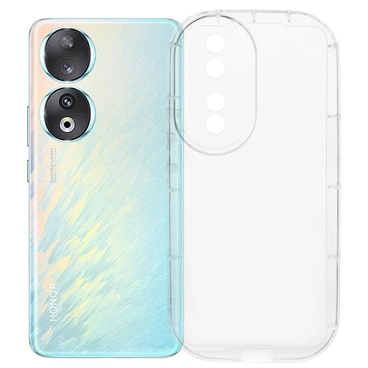 JQ Series For Honor 90 Jelly Phone Case Solid Color TPU Cover (Precise Lens Hole)