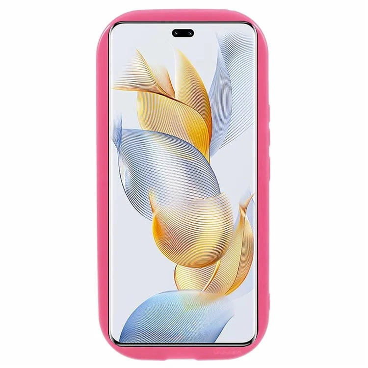 JQ Series For Honor 90 Pro TPU Case Solid Color Jelly Phone Cover (Precise Lens Hole)