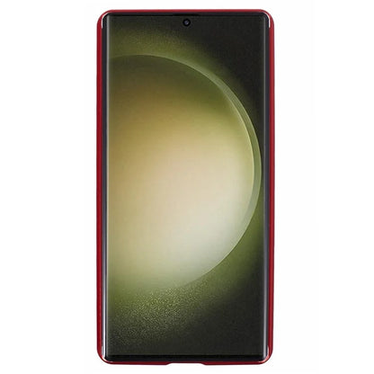 For Samsung Galaxy S23 Ultra Anti Peeping Case Tempered Glass Magnetic Adsorption Metal Frame Phone Cover