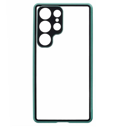 For Samsung Galaxy S23 Ultra Anti Peeping Case Tempered Glass Magnetic Adsorption Metal Frame Phone Cover
