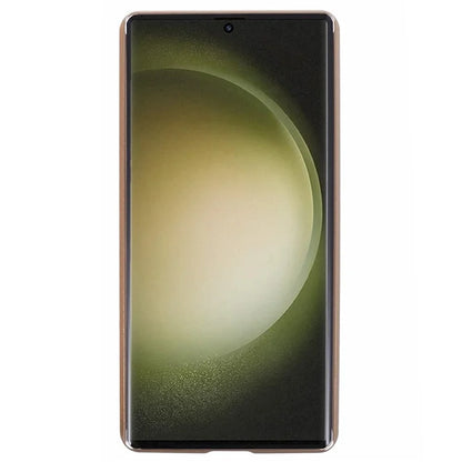 For Samsung Galaxy S23 Ultra Anti Peeping Case Tempered Glass Magnetic Adsorption Metal Frame Phone Cover