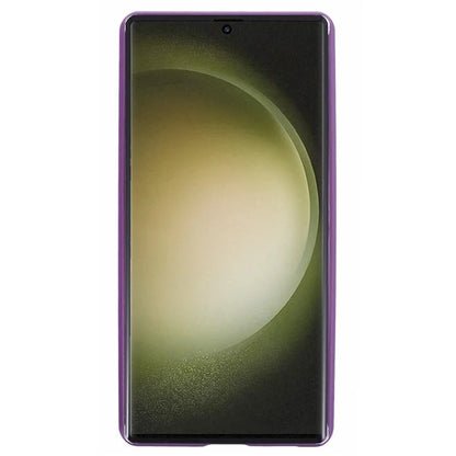 For Samsung Galaxy S23 Ultra Anti Peeping Case Tempered Glass Magnetic Adsorption Metal Frame Phone Cover