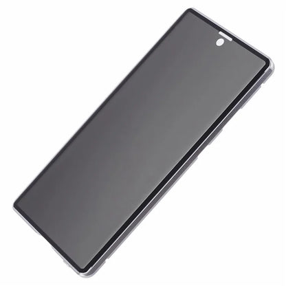 For Samsung Galaxy S23 Ultra Anti Peeping Case Tempered Glass Magnetic Adsorption Metal Frame Phone Cover