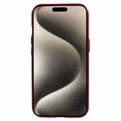 Magnetic Case for iPhone 15 Double-Sided Clear Tempered Glass Phone Cover