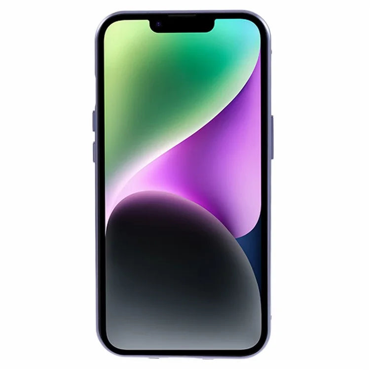 For iPhone 14 Plus Double-Sided Tempered Glass Phone Case with Magnetic Adsorption Metal Frame