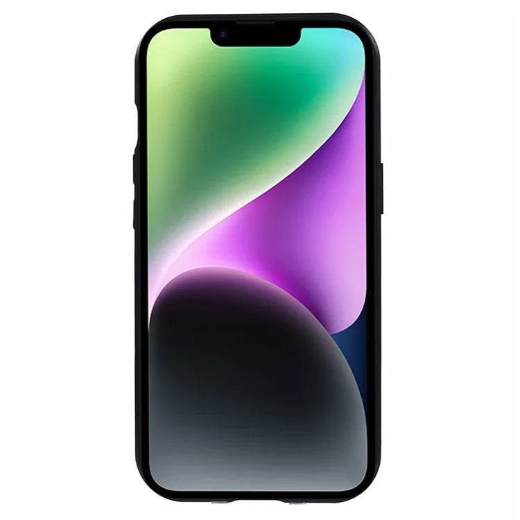 For iPhone 14 Plus Double-Sided Tempered Glass Phone Case with Magnetic Adsorption Metal Frame