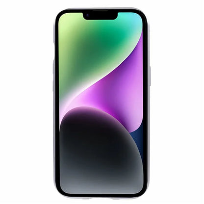 For iPhone 14 Plus Double-Sided Tempered Glass Phone Case with Magnetic Adsorption Metal Frame