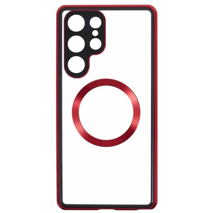 For Samsung Galaxy S23 Ultra Phone Case Double-Sided Protection Compatible with Magsafe