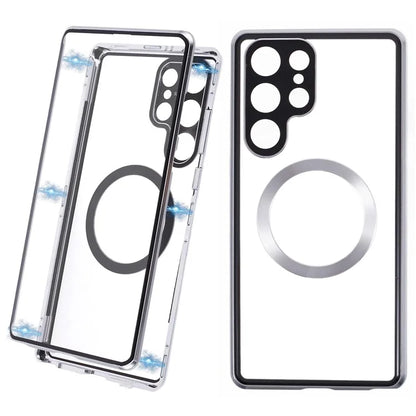 For Samsung Galaxy S23 Ultra Phone Case Double-Sided Protection Compatible with Magsafe