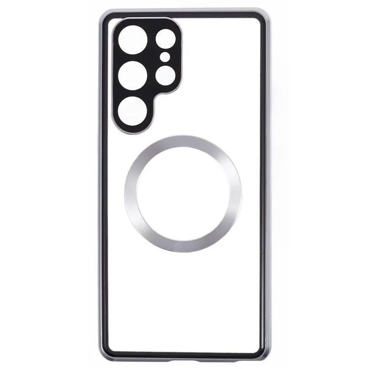 For Samsung Galaxy S23 Ultra Phone Case Double-Sided Protection Compatible with Magsafe
