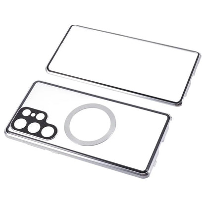 For Samsung Galaxy S23 Ultra Phone Case Double-Sided Protection Compatible with Magsafe