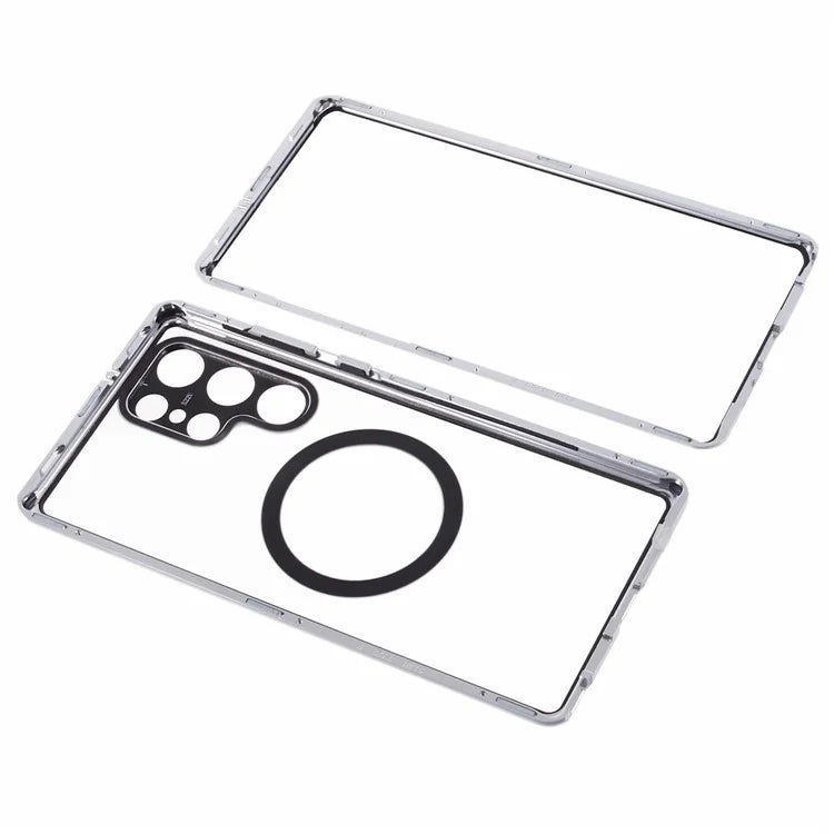 For Samsung Galaxy S23 Ultra Phone Case Double-Sided Protection Compatible with Magsafe