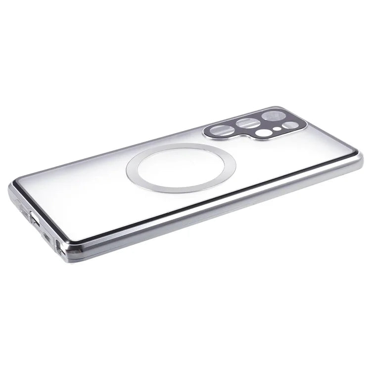 For Samsung Galaxy S23 Ultra Phone Case Double-Sided Protection Compatible with Magsafe