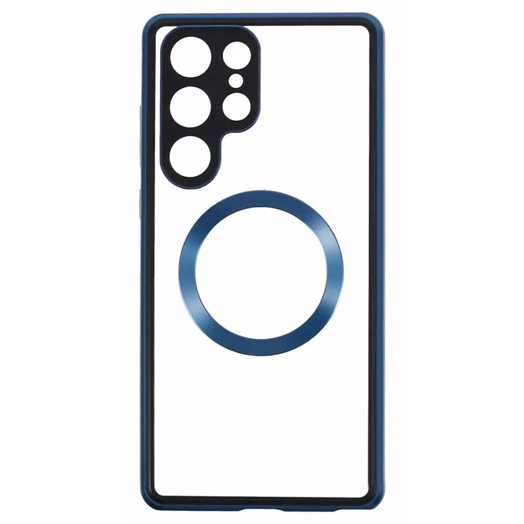 For Samsung Galaxy S23 Ultra Phone Case Double-Sided Protection Compatible with Magsafe