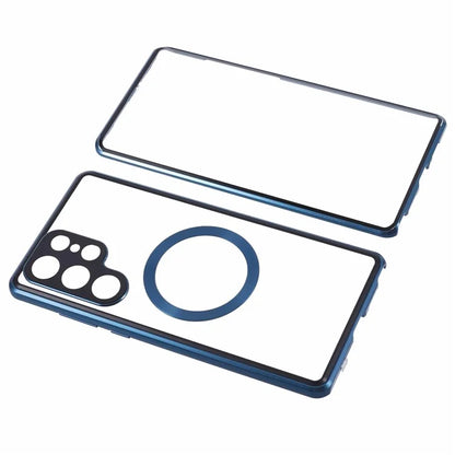 For Samsung Galaxy S23 Ultra Phone Case Double-Sided Protection Compatible with Magsafe