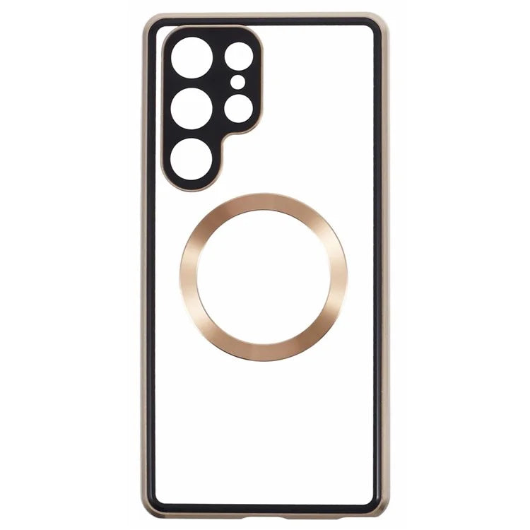 For Samsung Galaxy S23 Ultra Phone Case Double-Sided Protection Compatible with Magsafe