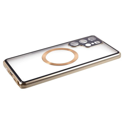 For Samsung Galaxy S23 Ultra Phone Case Double-Sided Protection Compatible with Magsafe