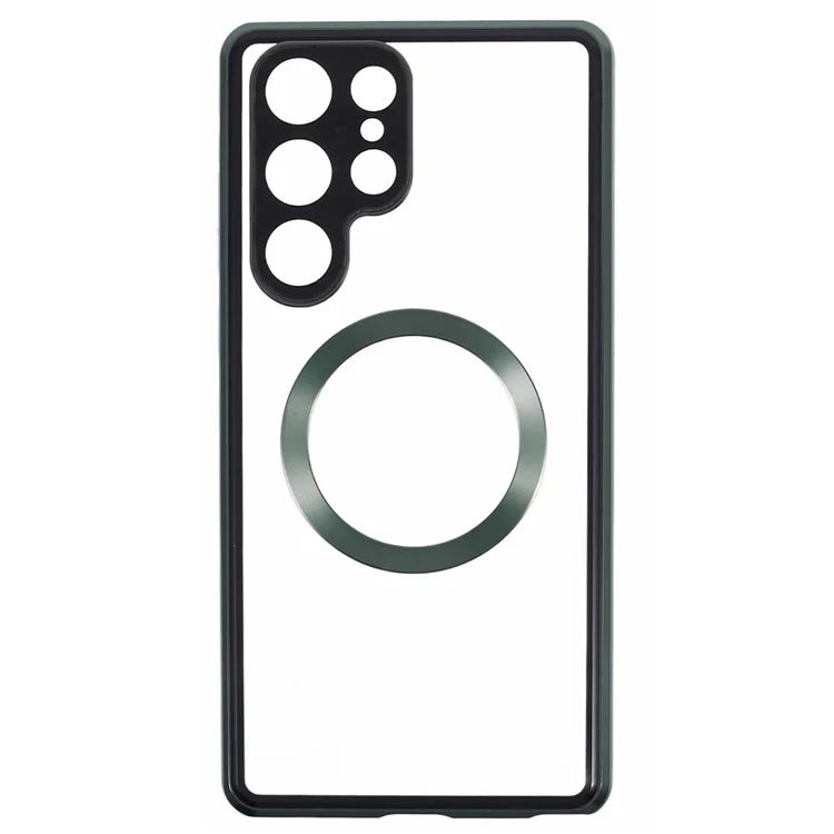 For Samsung Galaxy S23 Ultra Phone Case Double-Sided Protection Compatible with Magsafe
