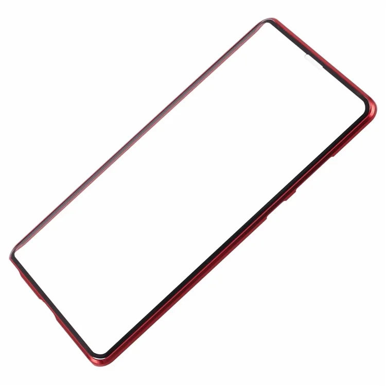 For Samsung Galaxy S22 Ultra 5G Double Sided Clear Case Tempered Glass Phone Cover Magnetic Adsorption