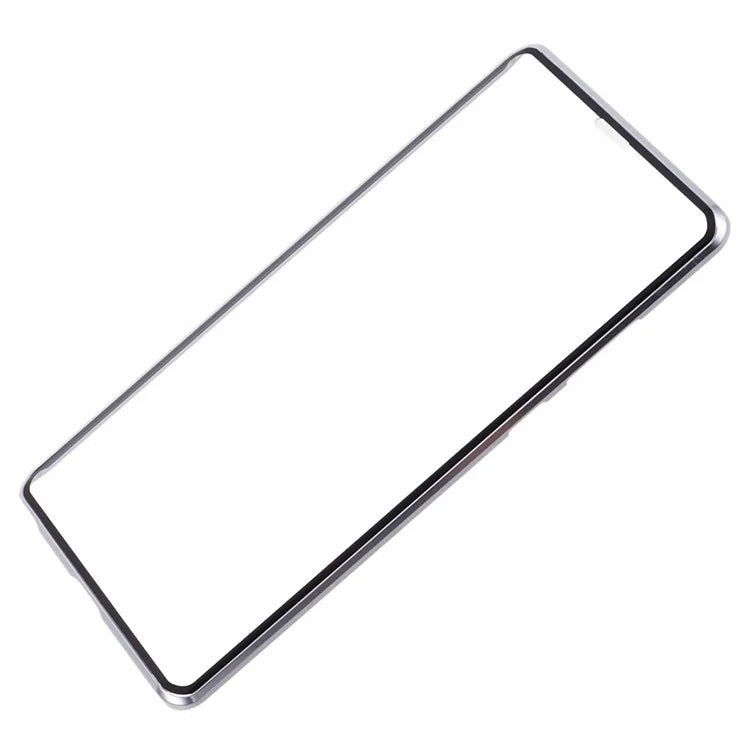 For Samsung Galaxy S22 Ultra 5G Double Sided Clear Case Tempered Glass Phone Cover Magnetic Adsorption