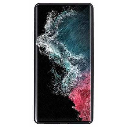 For Samsung Galaxy S22 Ultra 5G Double Sided Clear Case Tempered Glass Phone Cover Magnetic Adsorption